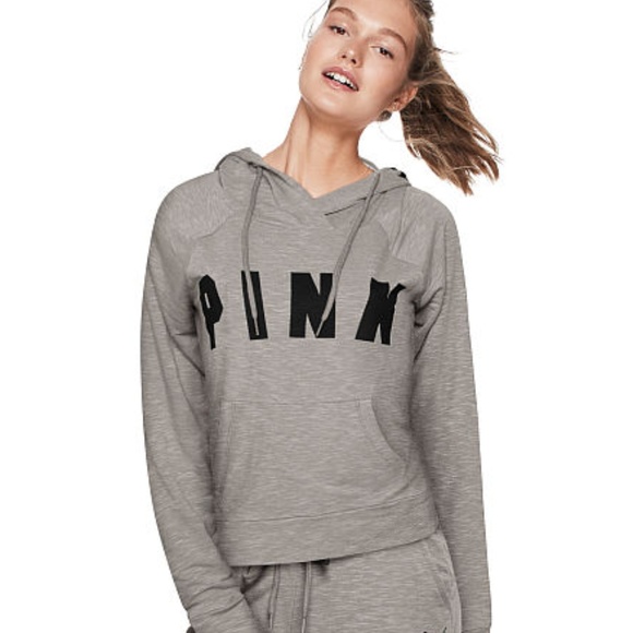 PINK Victoria's Secret Tops - Victoria's Secret PINK Perfect Pullover Gray M